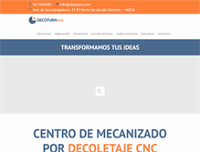 Tablet Screenshot of decoturn.com